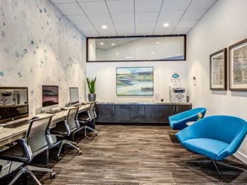 Business tech lounge