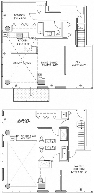 Floor plan for 3 beds, 3 baths, 2239 sqft