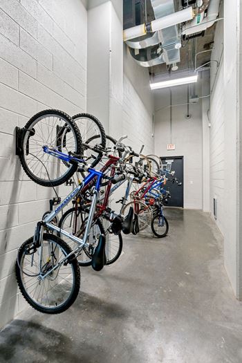 Bike storage area