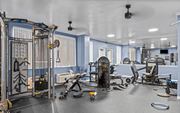 Arlington apartment for rent - A gym with a variety of exercise equipment.