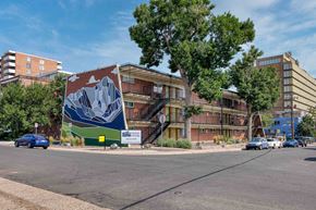 Denver apartment for rent - a mural on the side of a building on a city street