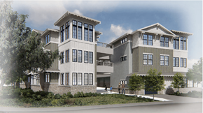 Morro Bay apartment for rent - a rendering of a large apartment building