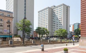 Boston apartment for rent - View of Symphony Plaza Buildings East and West from Huntington Avenue