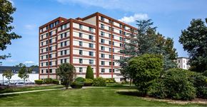 Brockton apartment for rent - View of building and landscaped grounds