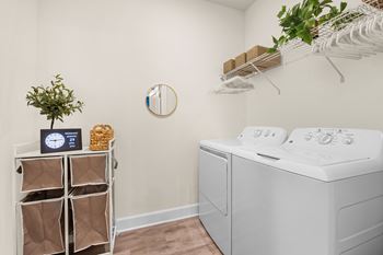 Washer and dryer included