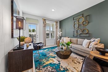 Furnished living room