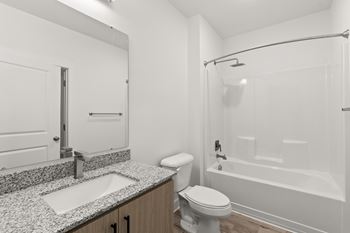 White bathroom with sink