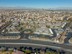 Henderson apartment for rent - A bird's eye view of a roundabout in a residential area.