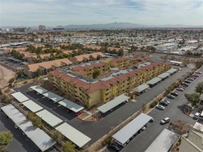Las Vegas apartment for rent - an aerial view of a building in the city
