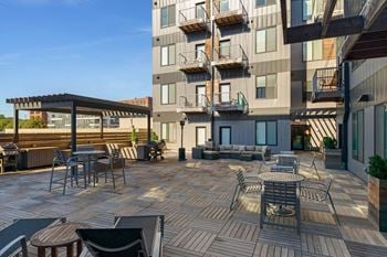 Courtyard patio