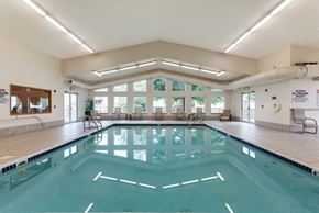 Sioux Falls apartment for rent - the indoor pool of a hotel with a view of the windows