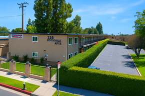 Azusa multi-family for rent - A building with the number 335 on it.