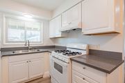 El Monte apartment for rent - A white kitchen with a stove and sink.