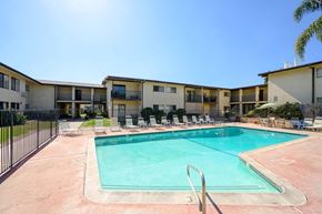 Hemet multi-family for rent - our apartments in a city have a swimming pool at Park Columbia Apts, Hemet, CA