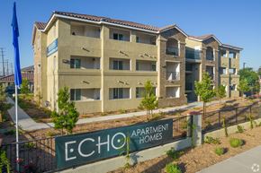 San Bernardino multi-family for rent - Apartment homes with a sign that says ECHO in front of it.