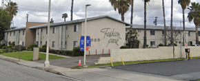 Pico Rivera multi-family for rent - A building with a sign that says Fashion Park.