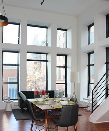 150 East state soaring ceilings