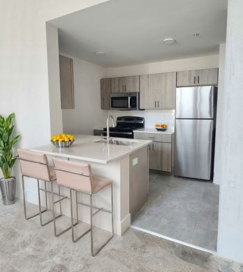 216 E state - custom kitchens with quartz countertops