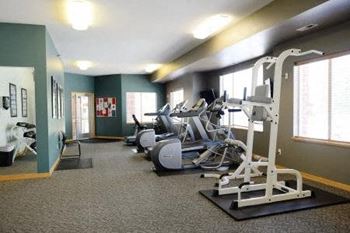 Modern fitness center