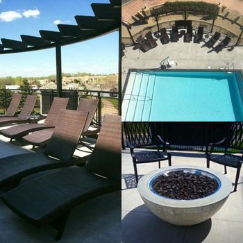 Resort-style sundeck & outdoor pool