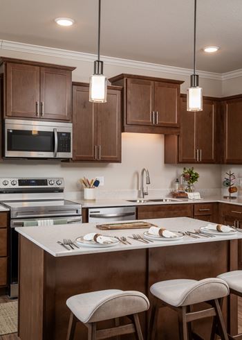 Shaker style kitchen cabinetry