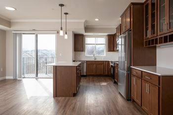 Shaker style kitchen cabinetry