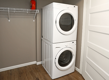 Full size stackable washer & dryer