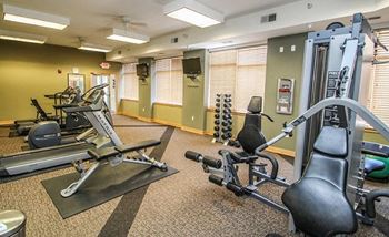 Modern fitness center