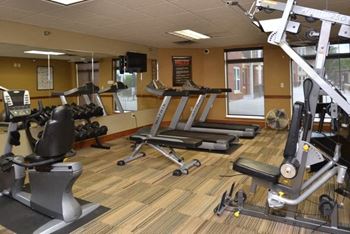 Fitness center with updated equipment