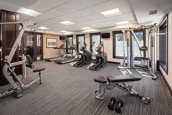 Two level fitness center