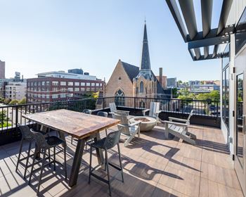 Rooftop deck