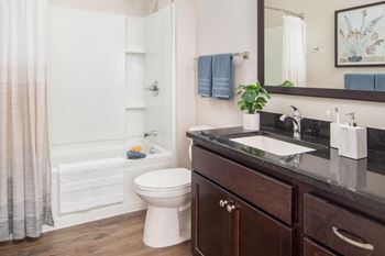 The apartments at masse corner 205 bathroom