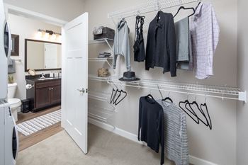 Walk-in closets and dressing areas