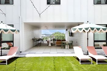 Outdoor courtyard