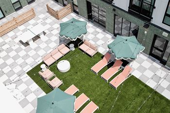 Outdoor courtyard