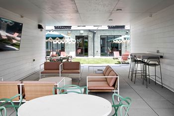 Outdoor courtyard