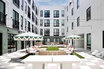 Outdoor courtyard