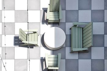 Outdoor courtyard