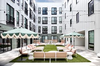 Outdoor courtyard