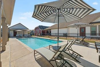 Heated outdoor pool