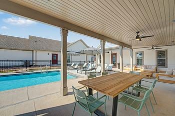 Heated outdoor pool