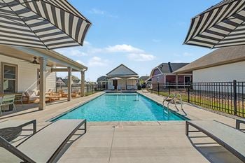 Heated outdoor pool
