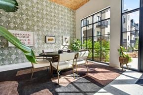 Bentonville apartment for rent - A dining area with a table and chairs.