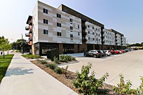 Lincoln apartment for rent - Building Exterior at Square at 48 in Lincoln, NE