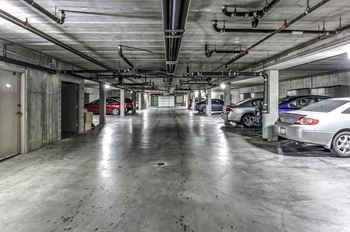 Heated underground parking