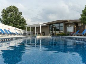 Fremont apartment for rent - Community pool at Deerfield Clubhouse in Fremont, NE