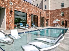 Omaha apartment for rent - Outdoor pool at The Duke Omaha in Omaha, NE