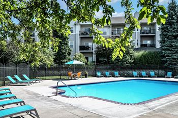 Poolside sundeck