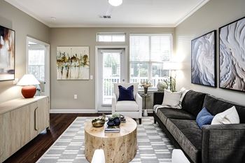Spacious floor plans with 9' ceilings with crown molding