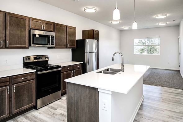 Bellevue apartment for rent - Kitchen at Belle Point in Bellevue, NE